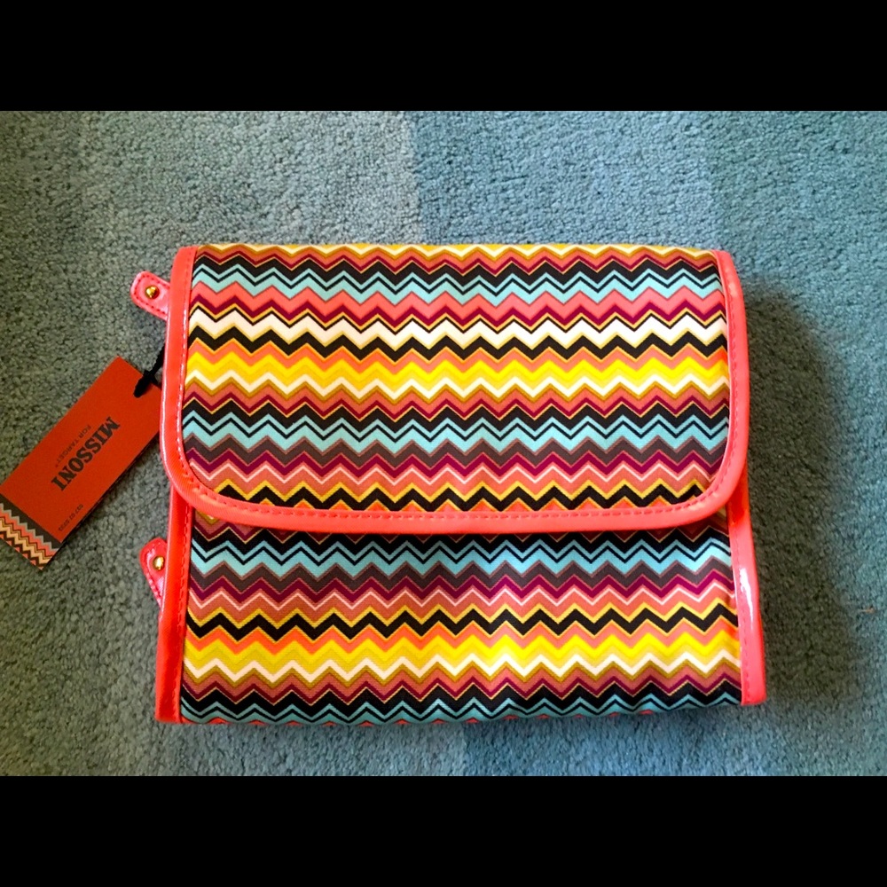 Missoni for Target hanging cosmetic/toiletry case